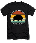 1 Just a Boy Who Loves Hedgehogs Chomper Designs T-Shirt