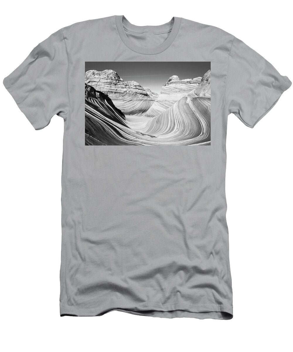 1 Scenic Landscape with Rock Formations Panoramic Images T-Shirt