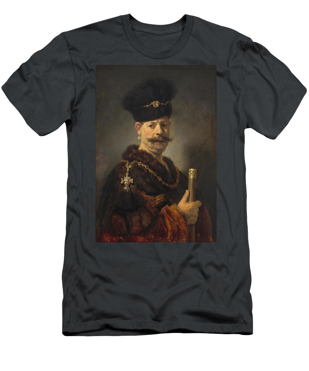 A Polish Nobleman Art Rembrandt Van Rijn Dutch T-Shirt