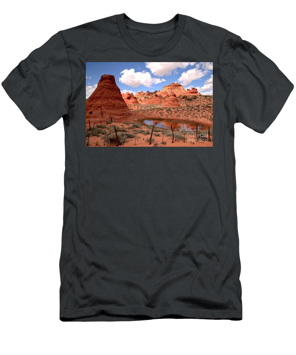 Buttes By the Reservoir Adam Jewell T-Shirt