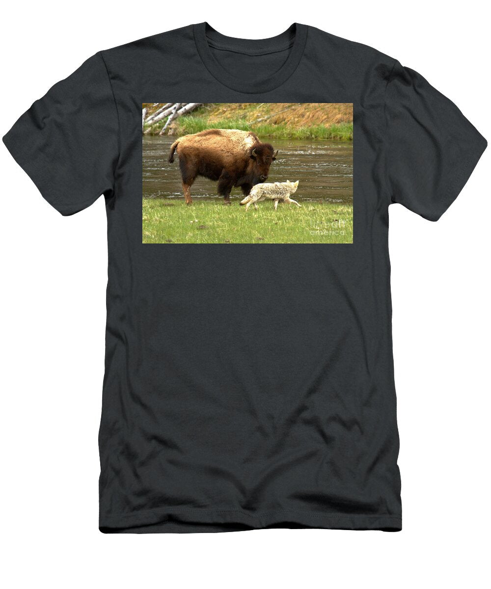 Defending Against the Coyote Adam Jewell T-Shirt