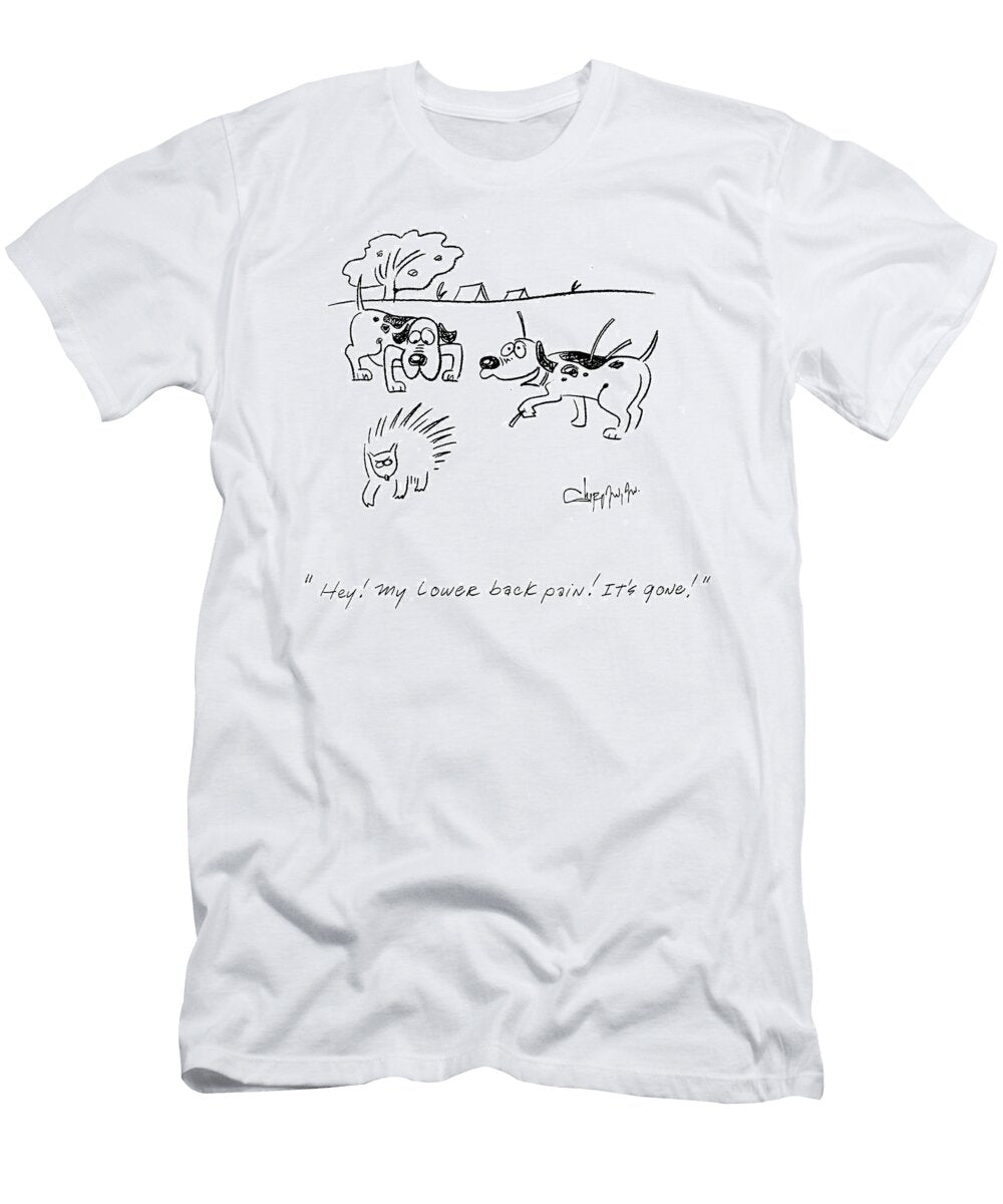 Hey My Lower Back Pain Its Gone Vahan Shirvanian T-Shirt