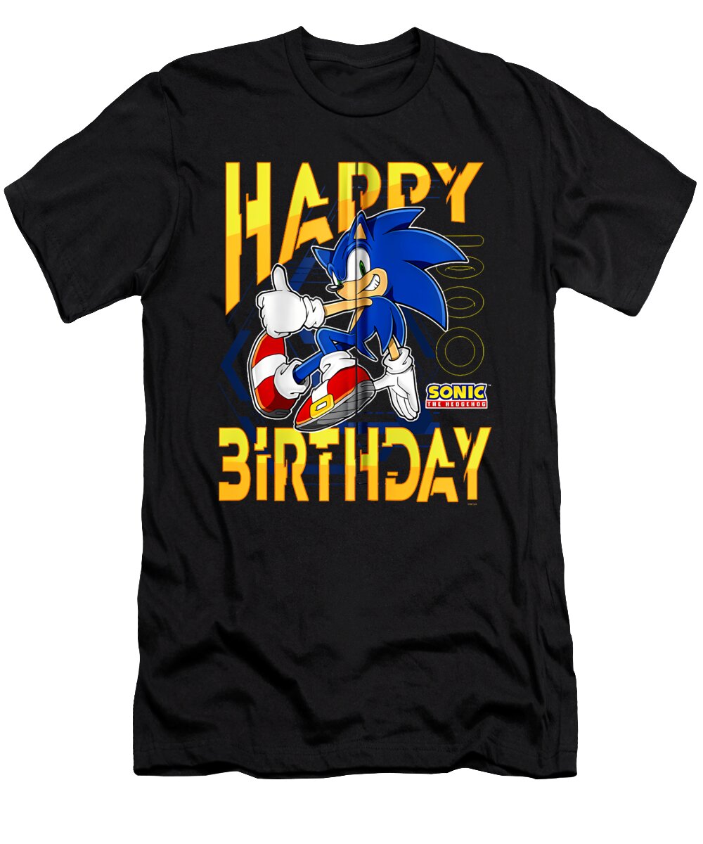 Sonic the Hedgehog Happy Birthday Riccardo Gia T-Shirt