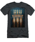 Weasels Three Ferrets Standing Before Lit Candles Adrien Efren T-Shirt