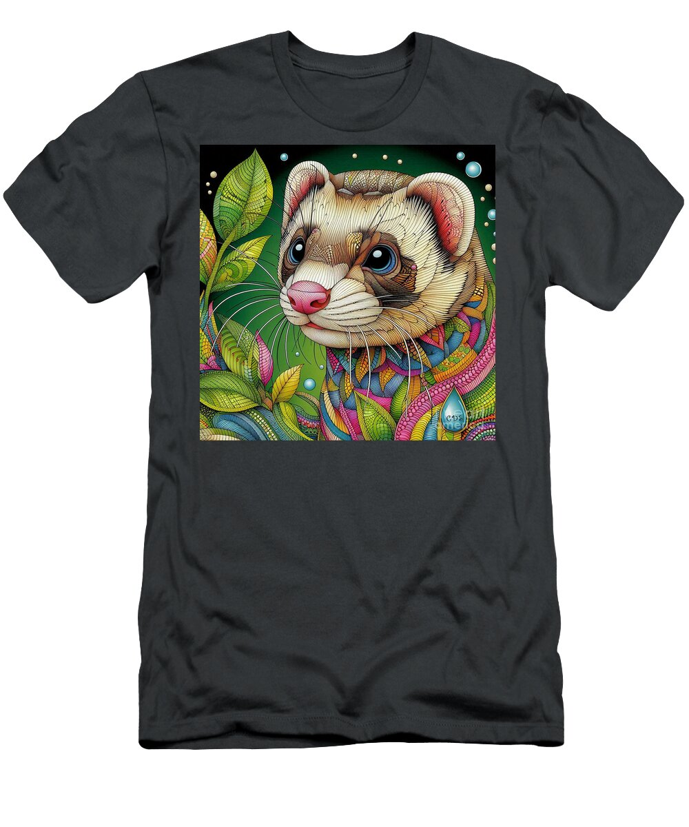 Zen Ferret 2 Cathy Siewert T-Shirt