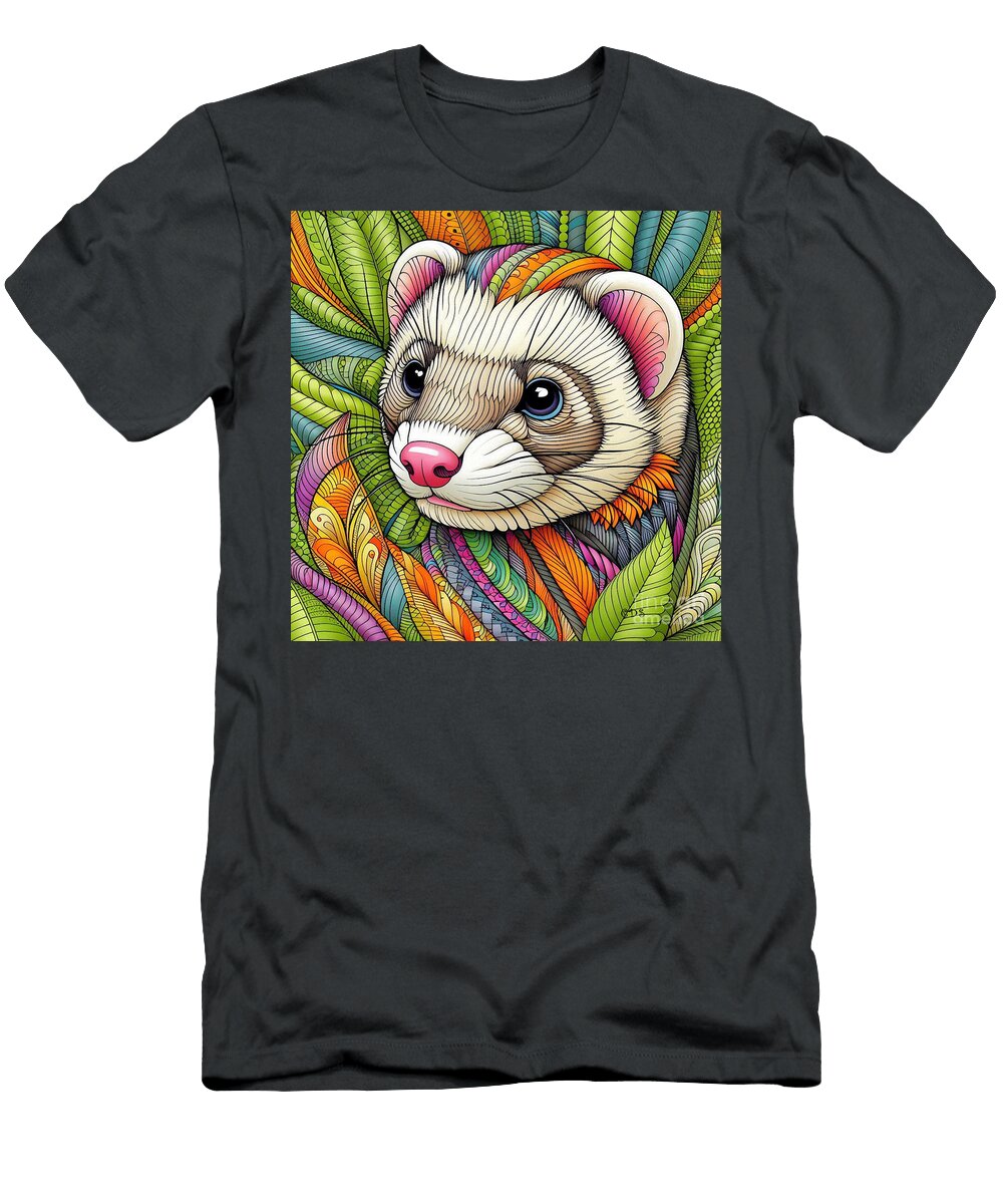 Zen Ferret 4 Cathy Siewert T-Shirt