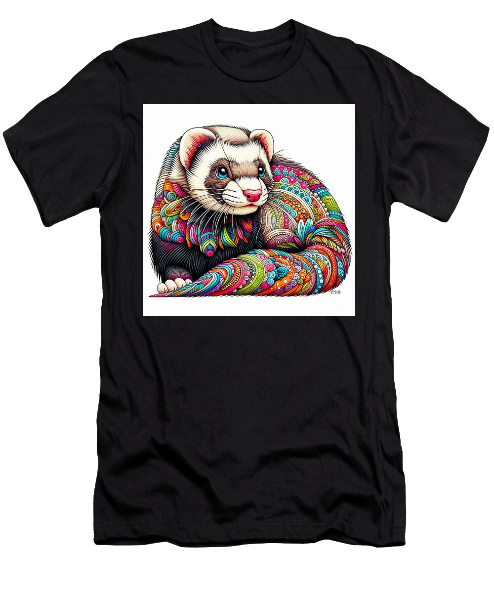 Zen Ferret Cathy Siewert T-Shirt